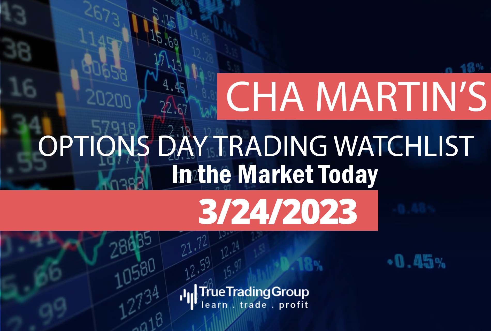 Cha Martin s Options Day Trading Watchlist 3 24 2023 True